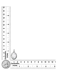 Macy's Engraved Oval Locket Pendant Necklace in Sterling Silver