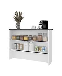 Fm Furniture Central kitchen island with modern design, ample storage space