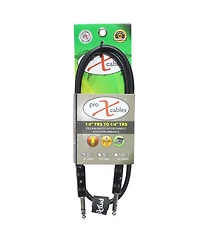 ProX Xc-TRS03 3' 1/4" Trs-m to 1/4" Trs-m Balanced High Performance Audio Cable