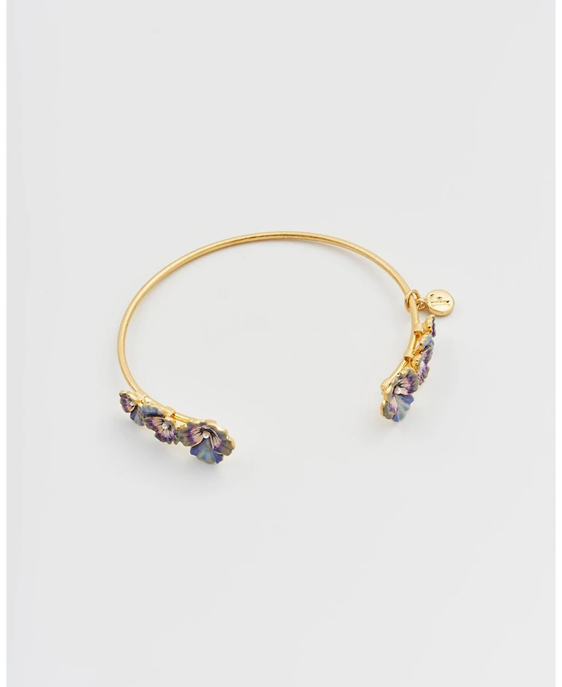 Fable England Pansy and Pearl Bangle