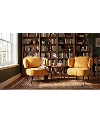 Streamdale Furniture Chenille Decorative Tub Armchair with Spring Seat Cushion
