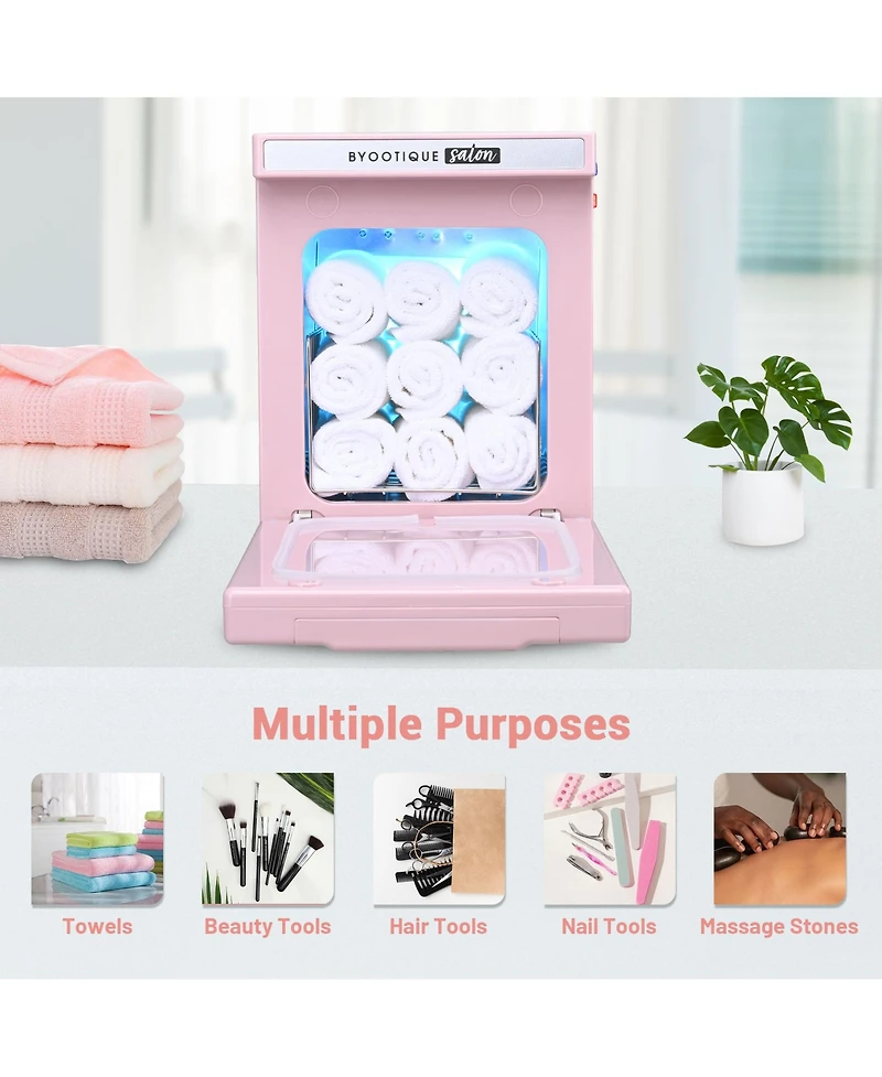 Byootique 5L Mini Towel Warmer, Fast Heating Portable Towel Warmer for Facial Spa, Hair Salon