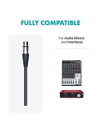 Movo Pc-M6 Universal Cardioid Condenser Podcast Microphone with Xlr and 3.5mm