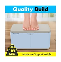 SereneLife Heavy-Duty Storage Bin with Built-in Combination Lock - Durable Plastic Organizer with Secure Lid