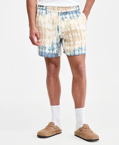 Sun + Stone Men's Maverick Dye Effect Shorts, Macy's Exclusive