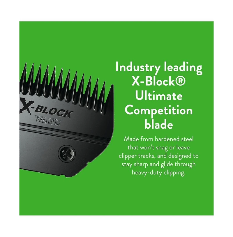 Wahl Professional Animal X-Block Ultimate Competition Series Detachable Blade for Cattle and Sheep