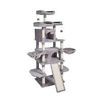 Ruie Cat Tree 68 in Tall Cat Tower with 2 Condos Sisal Posts Hammocks Perches
