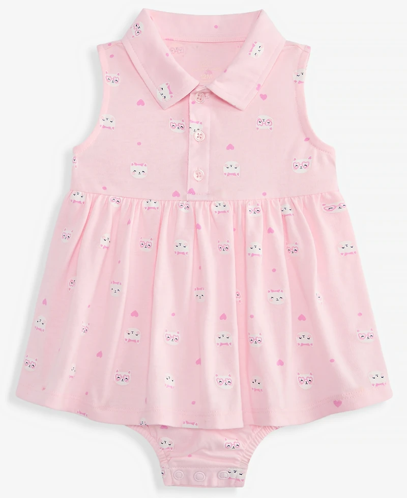 First Impressions Baby Girls' 0M-24M Striped Cat Skirted Sunsuit, Macy's Exclusive