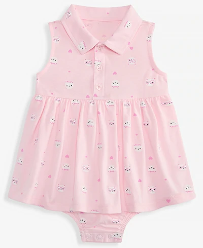 First Impressions Baby Girls' 0M-24M Striped Cat Skirted Sunsuit, Macy's Exclusive