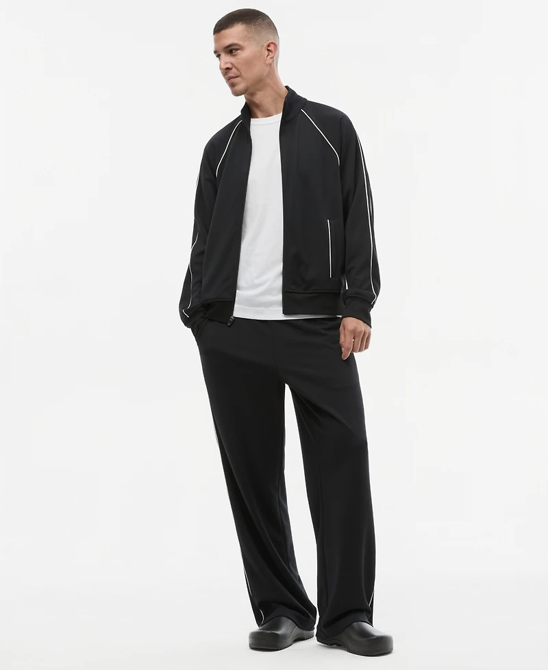 Mode of One Men's Louis Relaxed Piping-Trim Track Jacket, Macy's Exclusive