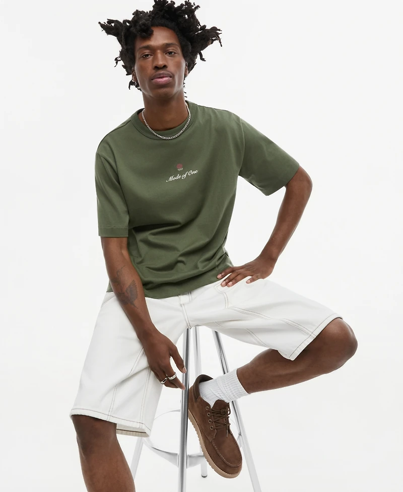 Mode of One Men's Logo Graphic Crewneck T-Shirt, Macy's Exclusive