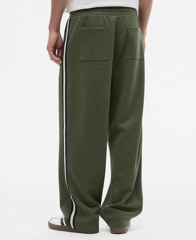 Mode of One Men's Sport Mesh Striped Drawstring Pants, Macy's Exclusive