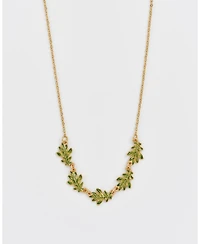 Fable England Oak Leaf Gold Choker