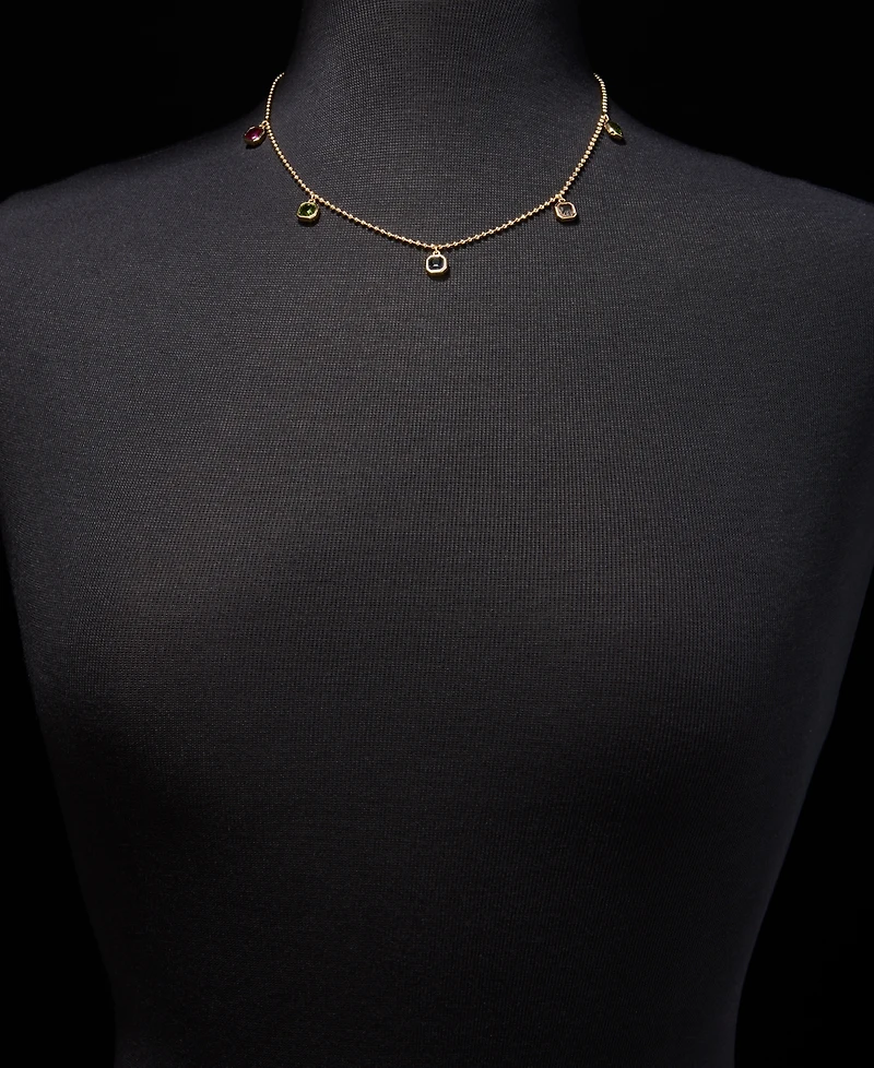 Lauren Ralph Lauren Gold-Tone 16" Shaky Station Collar Necklace