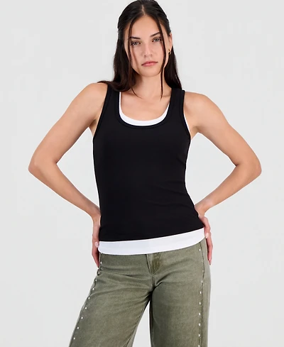 Madden Girl Juniors' Layered-Look Tank Top