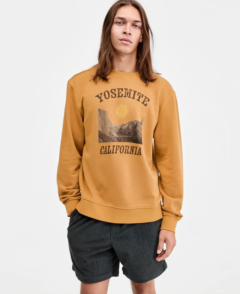 Sun + Stone Men's Yosemite Graphic Sweatshirt, Macy's Exclusive