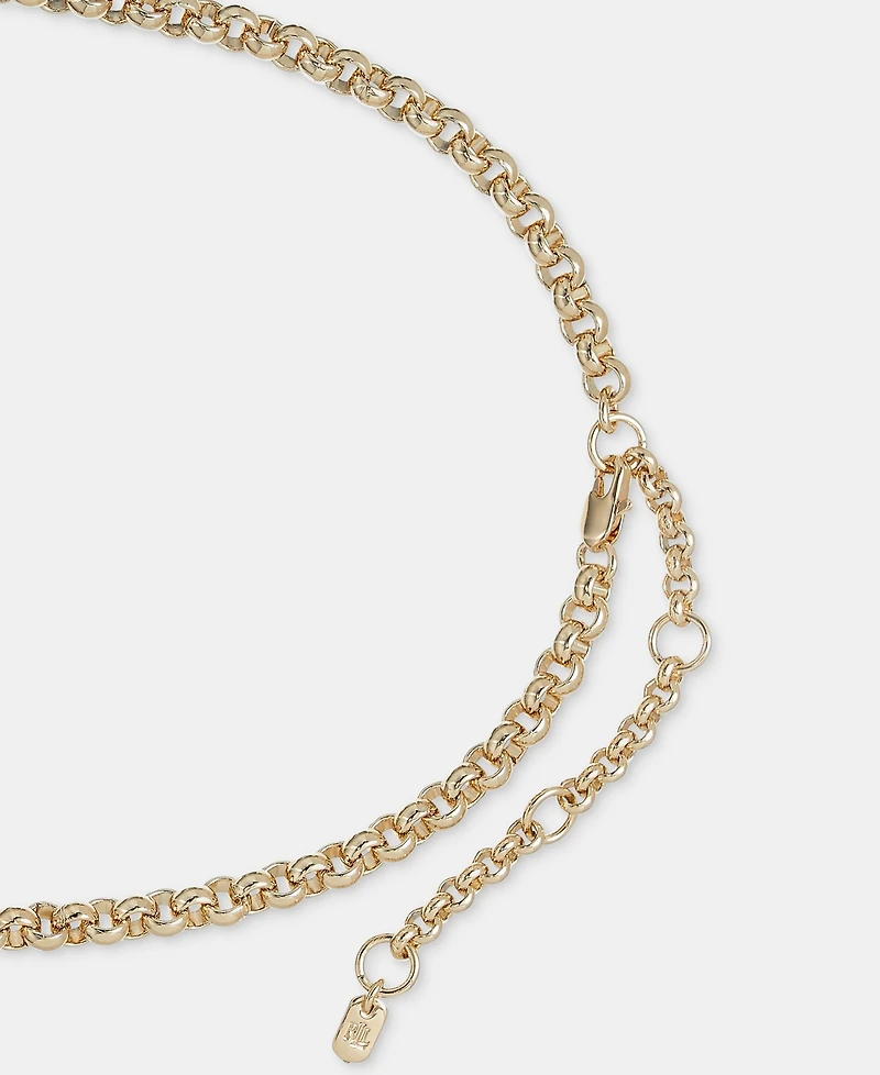 Lauren Ralph Gold-Tone 16" Chain Collar Necklace