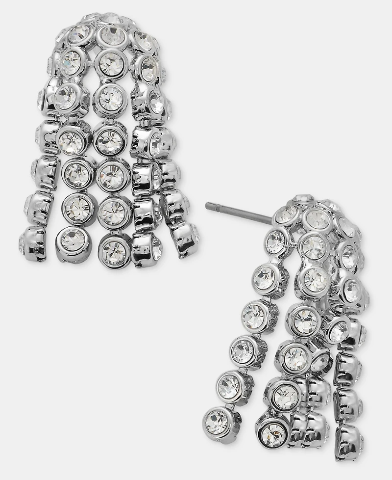 Givenchy Crystal Fringe Stud Earrings