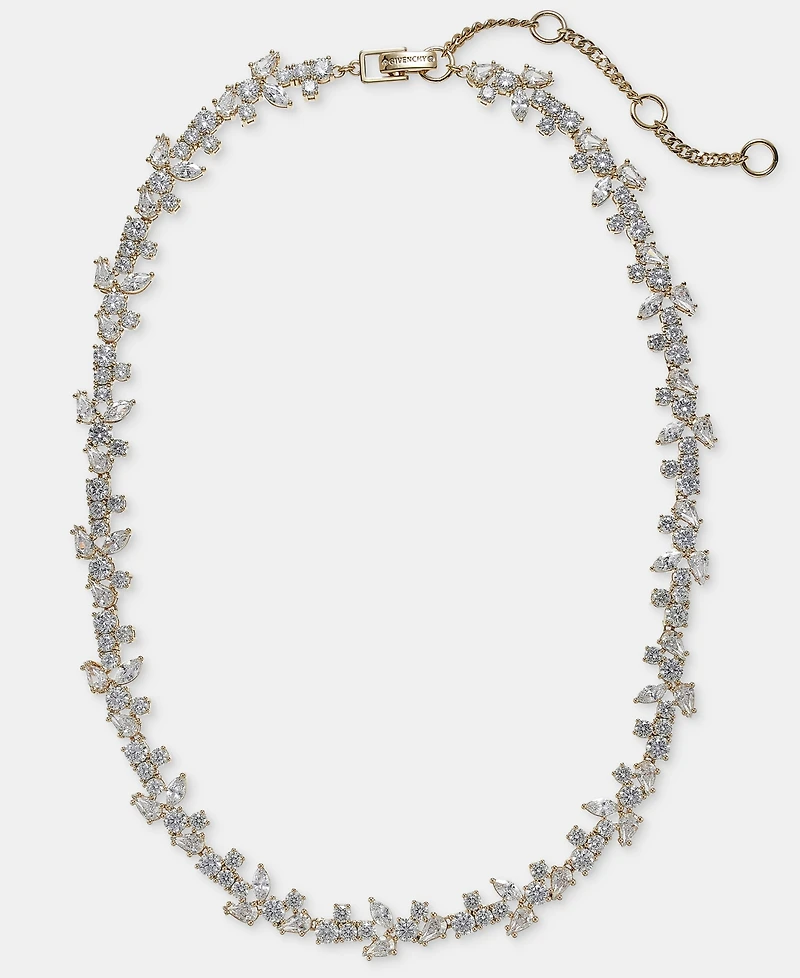 Givenchy Cubic Zirconia Collar Necklace, 16" + 3" extender