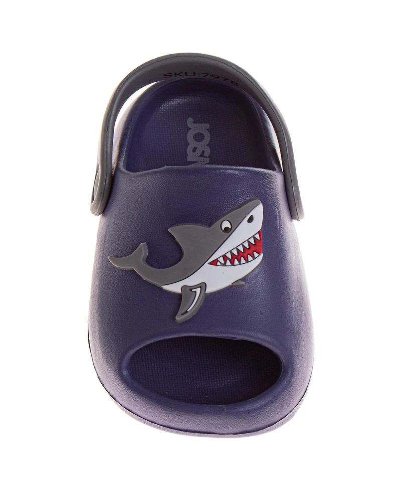 Josmo Little Boys Shark Design Comfortable Durable Tread Sandals
