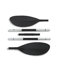 Intex 69629E 86" Lightweight Aluminum Double Oar Inflatable Kayak Paddle, Black