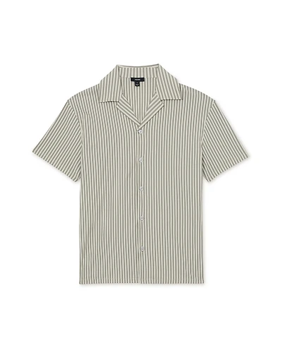 Reiss Men's Aurelia Stripe Cuban Shirt
