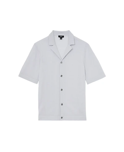 Reiss Men's Grafton Cuban Merino Wool Shirt