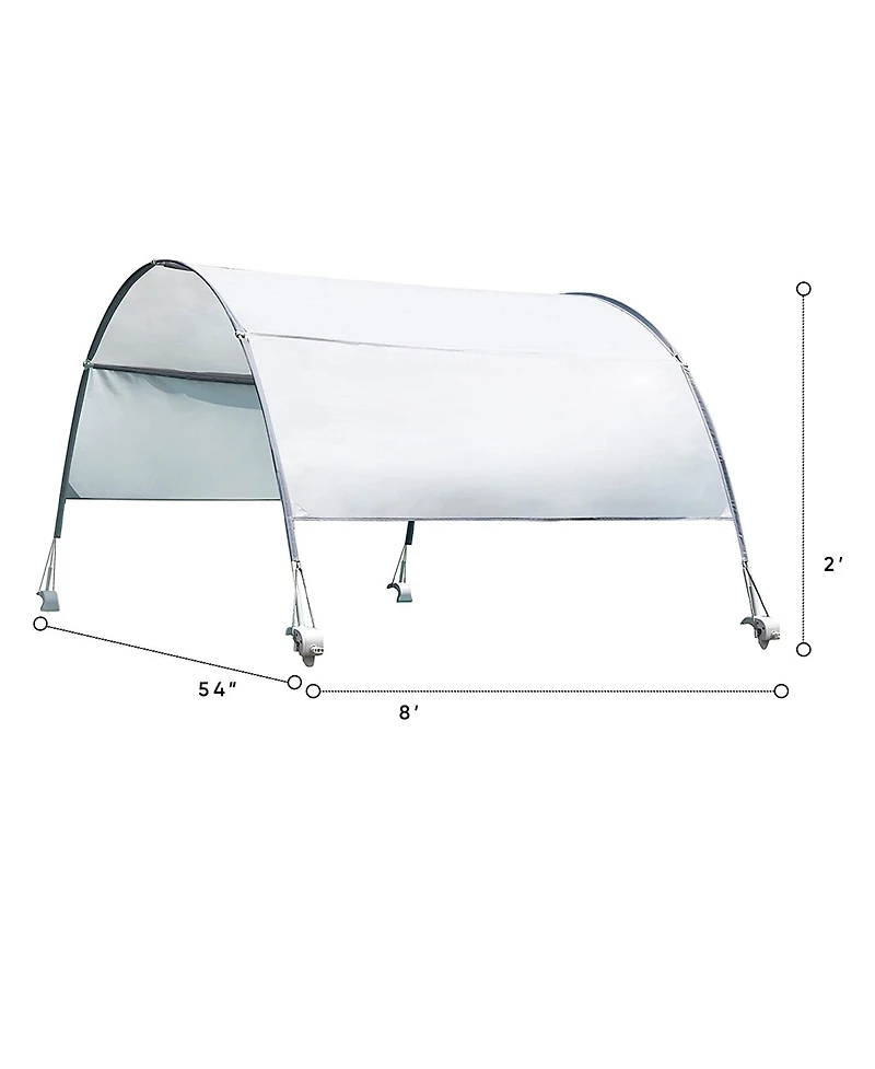 Intex 28054E Protective Canopy for 9 Foot or Smaller Rectangular Swimming Pools