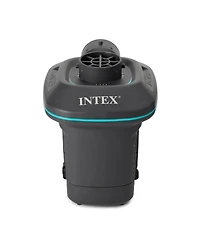Intex 66639E 120 V Ac Electric Quick Fill Air Pump with 3 Interconnected Nozzles