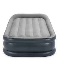 Intex Dura Beam Deluxe Pillow Raised Air Mattress w/ Built In Pump, Twin, 2 Pack