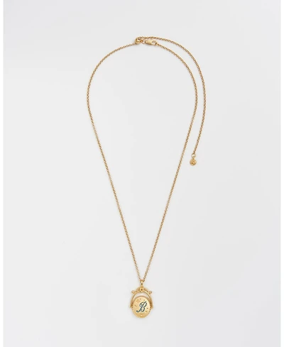 Fable England B Initial Bluebell Spinner Chain Necklace