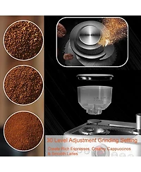 gaomon 20 Bar Professional Coffee Maker, Espresso Coffee Machine, Built-in Coffee Grinder