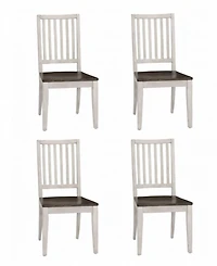 Dawnwood 4-Piece Wood Dining Side Chair Set