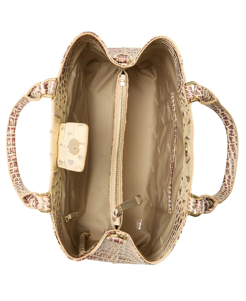 Brahmin Denise Medium Leather Satchel Handbag