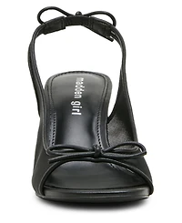 Madden Girl Women's Gala Slingback Bow Sandals