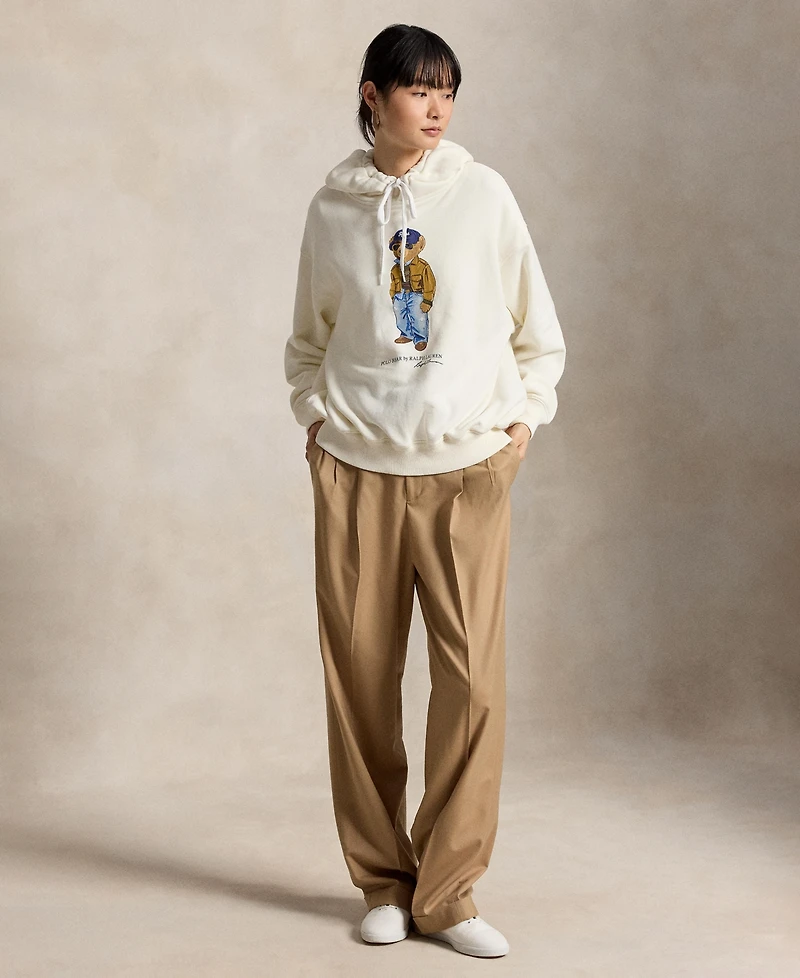 Polo Ralph Lauren Women's Island Fleece Knit Hooded Long-Sleeve Sweatshirt
