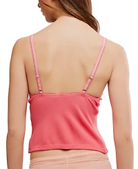 Free People Women's V-Neck Sleeveless Lounge Tank Top