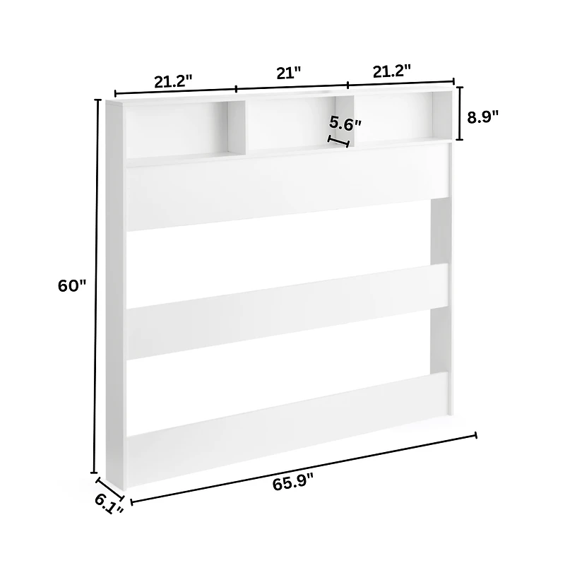 DormCo Yak About It Classic Bedside Shelf