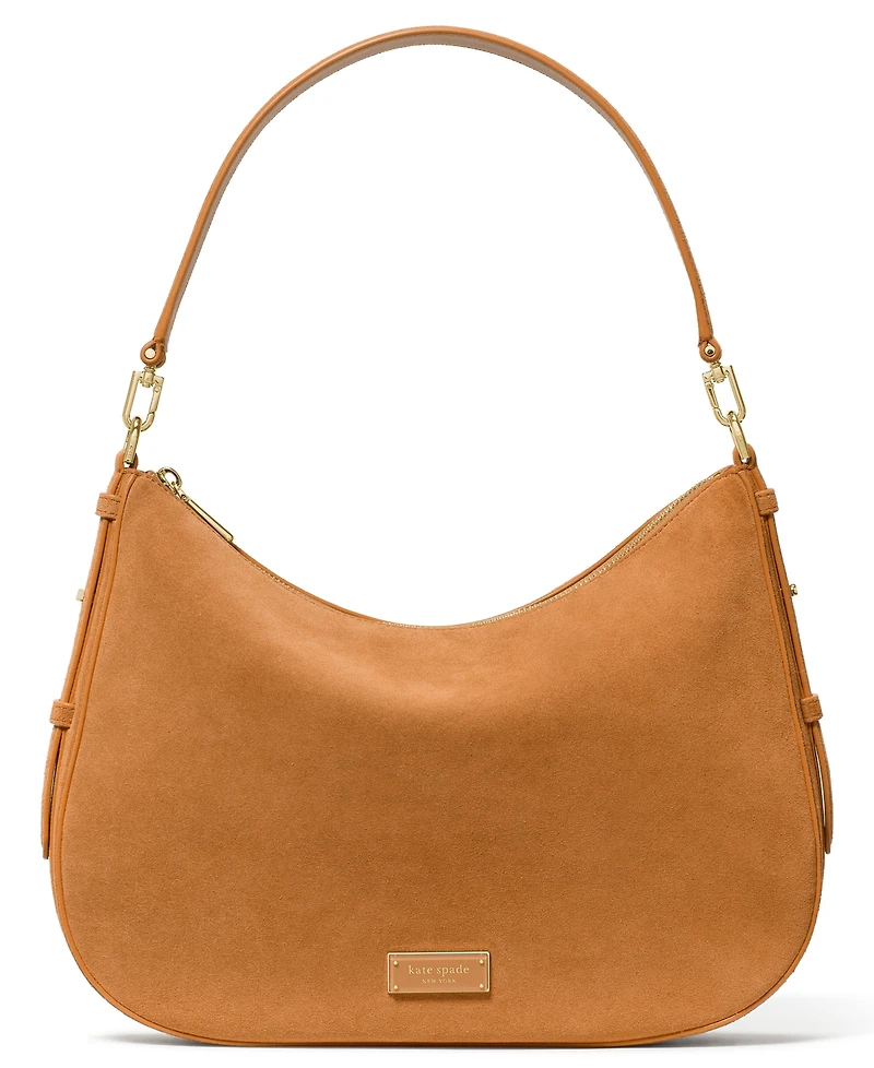 kate spade new york Suede Garden Soil Shoulder Handbag