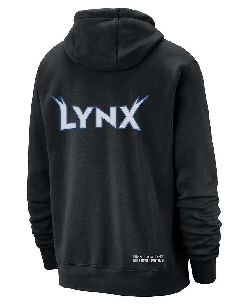 Nike Men's and Women's Black Minnesota Lynx Standard Issue Rebel Edition Hoodie