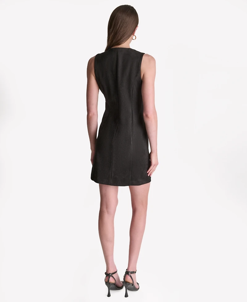 Bcbg Women's Suede A-Line Dress