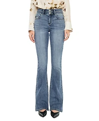 KanCan Women's Raven High Rise Skinny Bootcut Jeans
