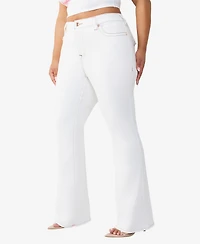 True Religion Plus Becca Bootcut Flap Jeans