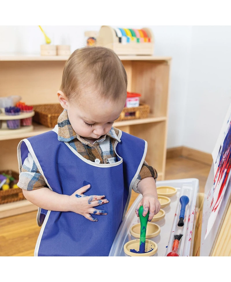 Kaplan Early Learning Company Toddler Sleeveless Aprons - Set of 4
