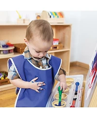 Kaplan Early Learning Company Toddler Sleeveless Aprons - Set of 4