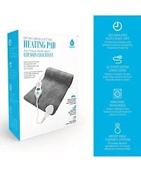 Pursonic Red Light Therapy Neck Wrap and Fast-Heating Full Body Heating Pad