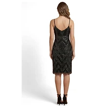 Lara Women's Beaded Flounce Dress