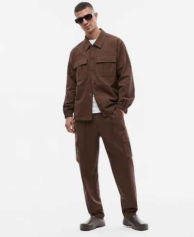 Mode of One Men's Relaxed-Fit Utility Cargo-Pocket Pants, Macy's Exclusive