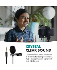 Movo DM1P Omnidirectional Lavalier Microphone Compatible with The Dji Osmo Pocket