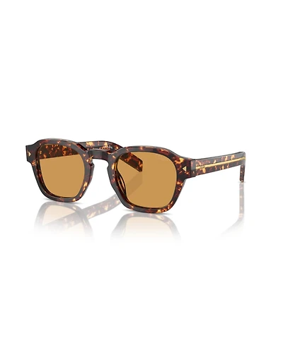 Prada Men's Photochromic Round Sunglasses, Pr A16S